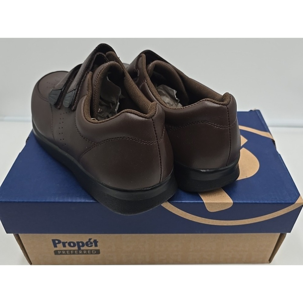 PROPET M3915 Vista Walker Strap Brown Leather Walking‎ Shoes Men's 8.5 NWT - Picture 6 of 7